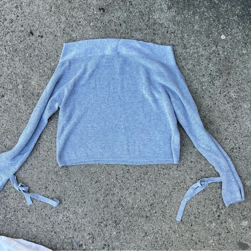 Off the shoulder sweater